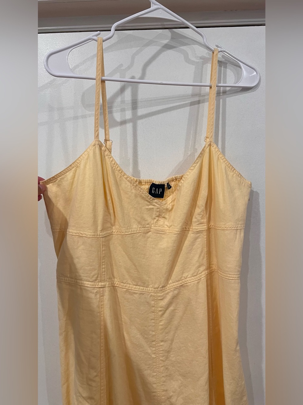 GAP Light Yellow Camisole Sundress Top